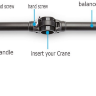 Держатель для двух рук Zhiyun Extended Handle for Crane (EH001)
